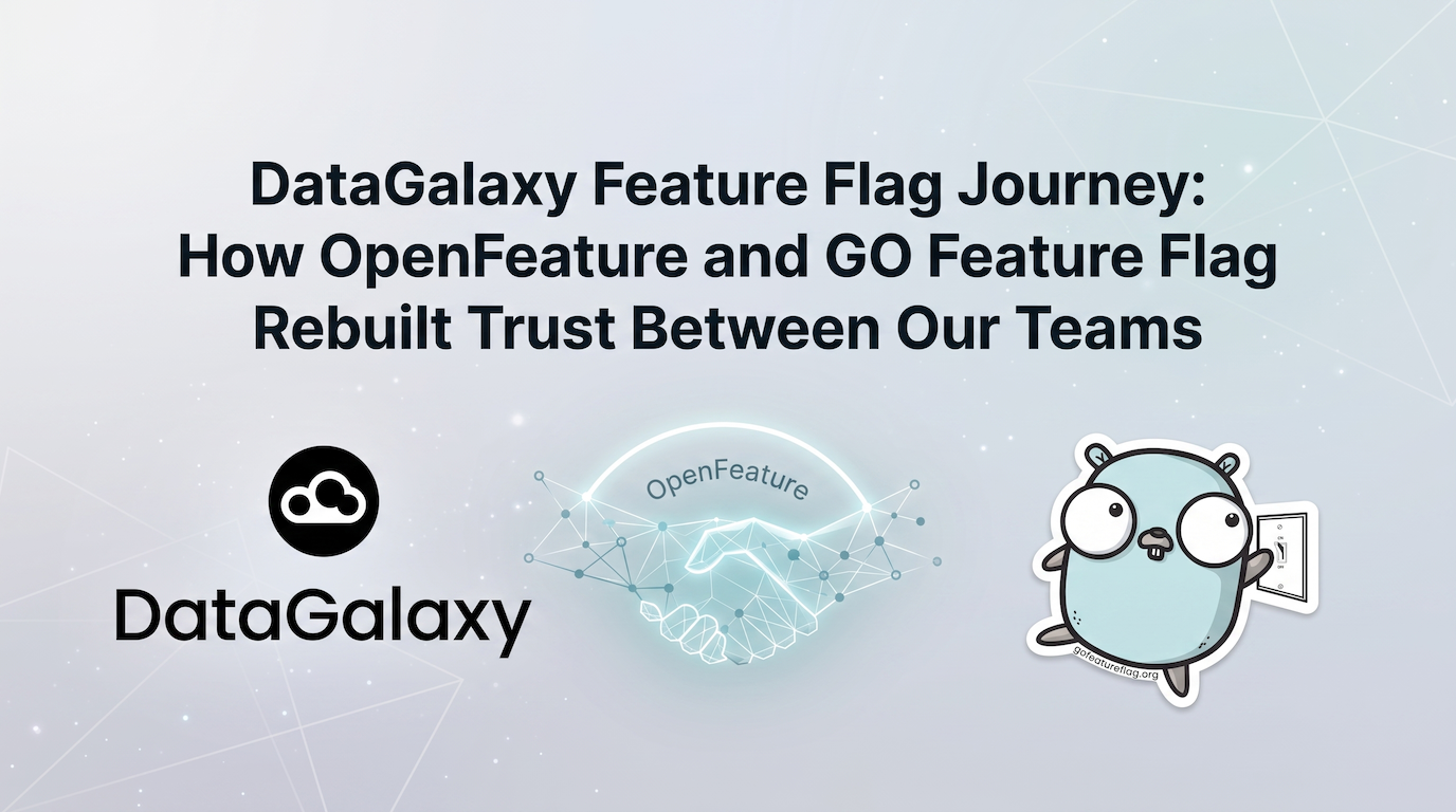 DataGalaxy Feature Flag Journey: How OpenFeature and GO Feature Flag Rebuilt Trust Between Teams